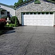 stamped concrete driveway installation st louis mo