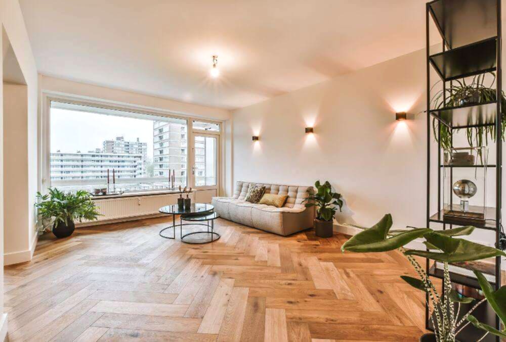 Clean and bright home interior