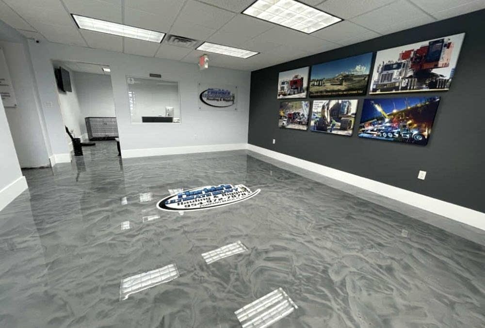 basement metallic epoxy floor coating