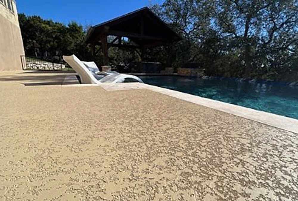 indian wheat sundek pool surface