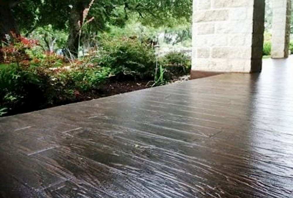 tuscan stamped cement sundek