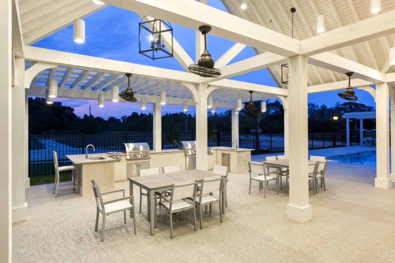 concrete coatings on an outdoor patio