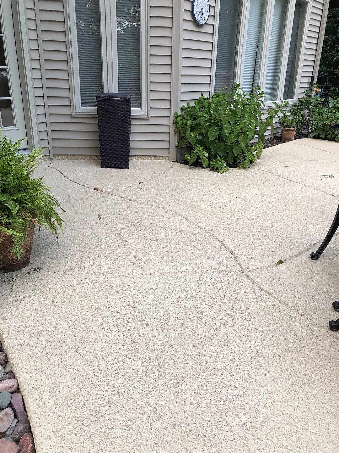 concrete patio