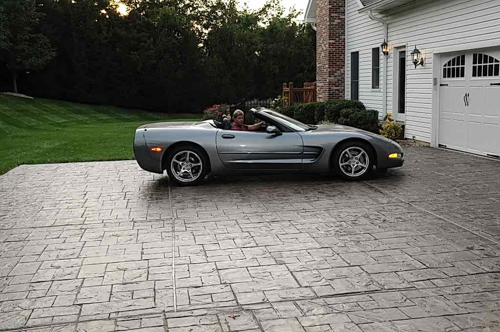 concrete driveway
