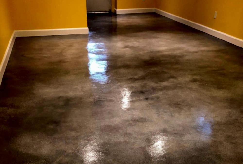 indoor floors concrete staining